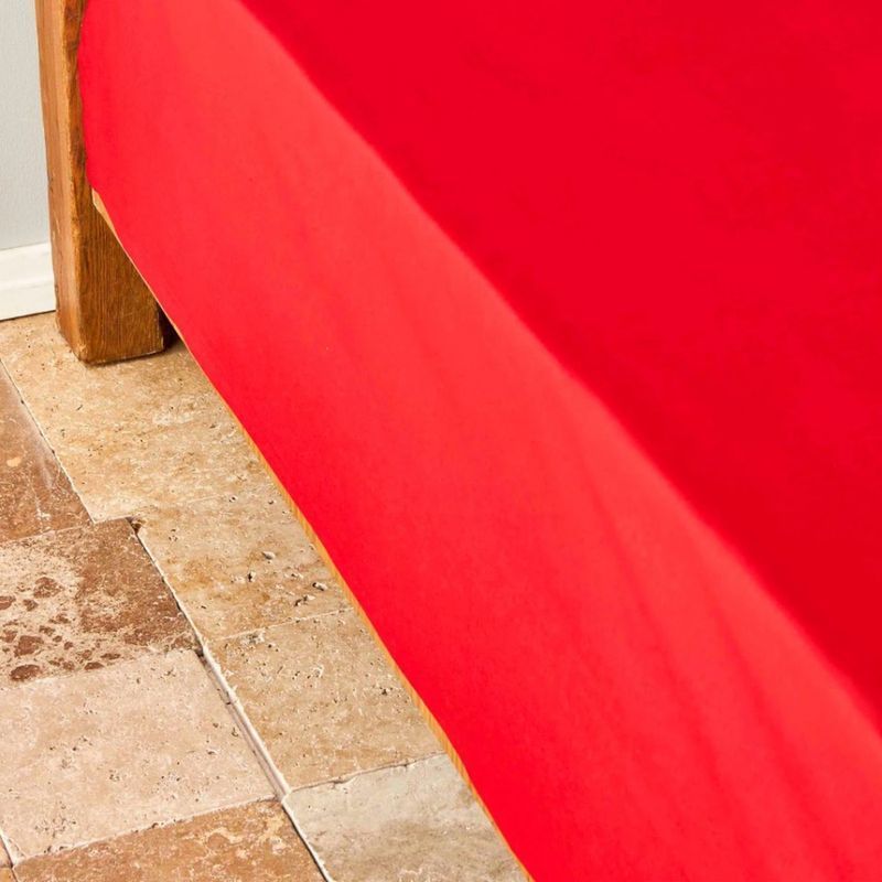 Простынь хлопок Nautica Home Kirmizi красный 180х240 см