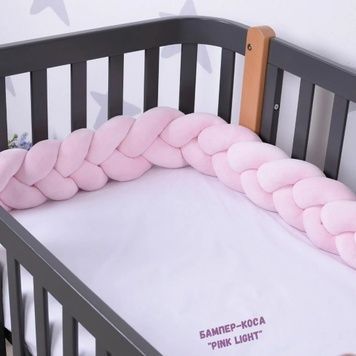 Бампер-коса Baby Veres Pink Light 15х120