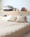 Хлопковое покрывало Bedclozzzes &laquo;малый ромб&raquo; бежевое 200x220 см