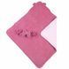 Конверт-одеяло с капюшоном Baby Veres ''Velour wild rose'' 80х80 см