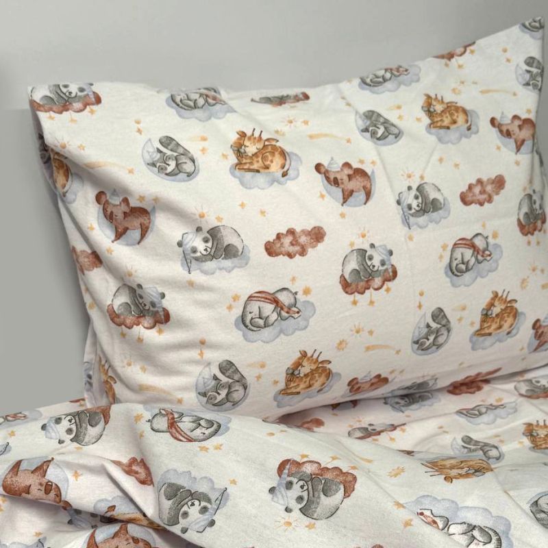 Комплект постельного белья Sleepig animals SoundSleep фланель ясли