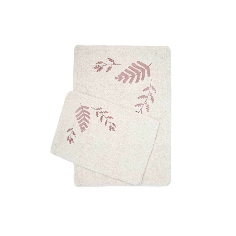 Набір килимків для ванної Irya Finola рожевий 60x90 см