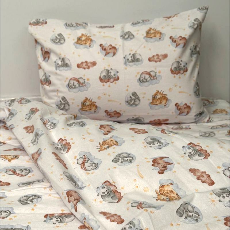 Комплект постельного белья Sleepig animals SoundSleep фланель ясли