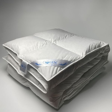 Одеяло пуховое Iglen Climate comfort 100% серый пух 200x220 см
