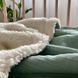Плед Маленькая Соня из муслина на меху Teddy малахит 80x100 см