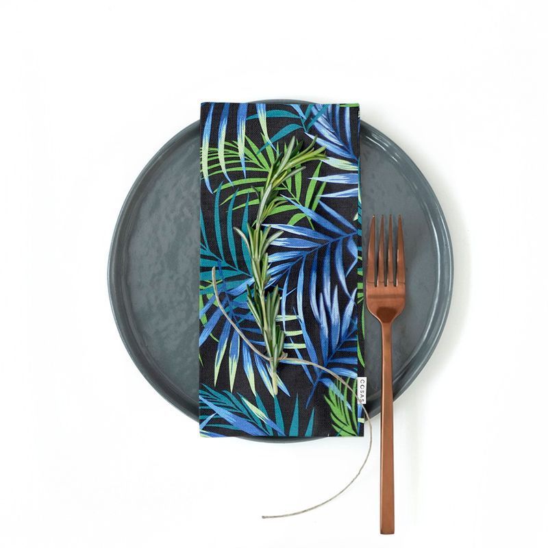 Набір серветок Cosas TROPICAL & PANTHER 4 штуки 30x30 см