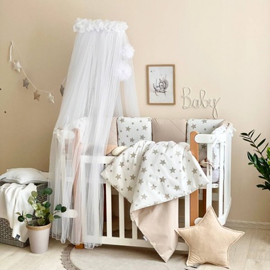 Комплект постельного белья Маленькая Соня Happy night Звезды для новорожденных