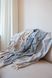 Бавовняне покривало Bedclozzzes зигзаги чорно-біле 200x230 см