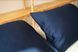 Постельное белье Bedclozzzes сатин indigo + milk (№66+3) евро