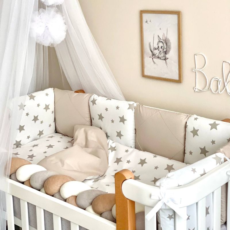 Комплект постільної білизни Маленька Соня Happy night Зірки для новонароджених