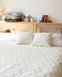 Бавовняне покривало Bedclozzzes &ldquo;малий ромб&rdquo; молочне 180x220 см
