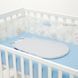 Дитяча демісезонна постіль Sonto Sleepset - Сталева блакить з прямими кутами - 63см&ndash;0-3 місяці 60x120 см