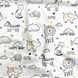 Пелюшка Маленька Соня бязь Animals жовтий 80x100 см