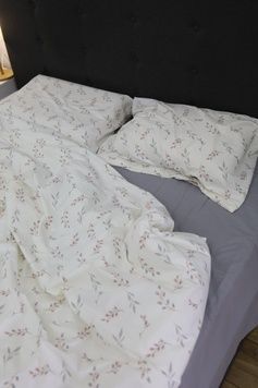 Постельное белье Bedclozzzes ранфорс ивовые веточки №6664 евро