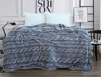 Плед велсофт микрофибра ALM-076 200х220 см