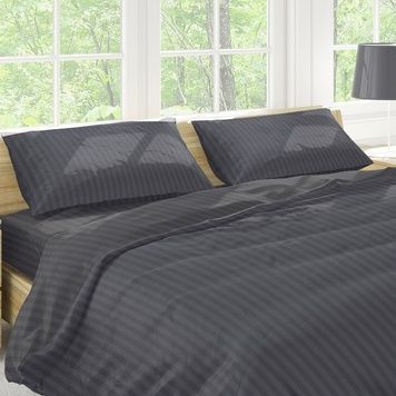 Простирадло Stripy Graphite 90х200х20 см