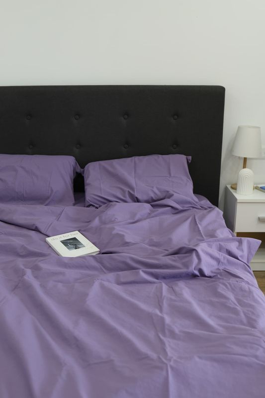 Постільна білизна Bedclozzzes ранфорс Лавандовий №95 двоспальний