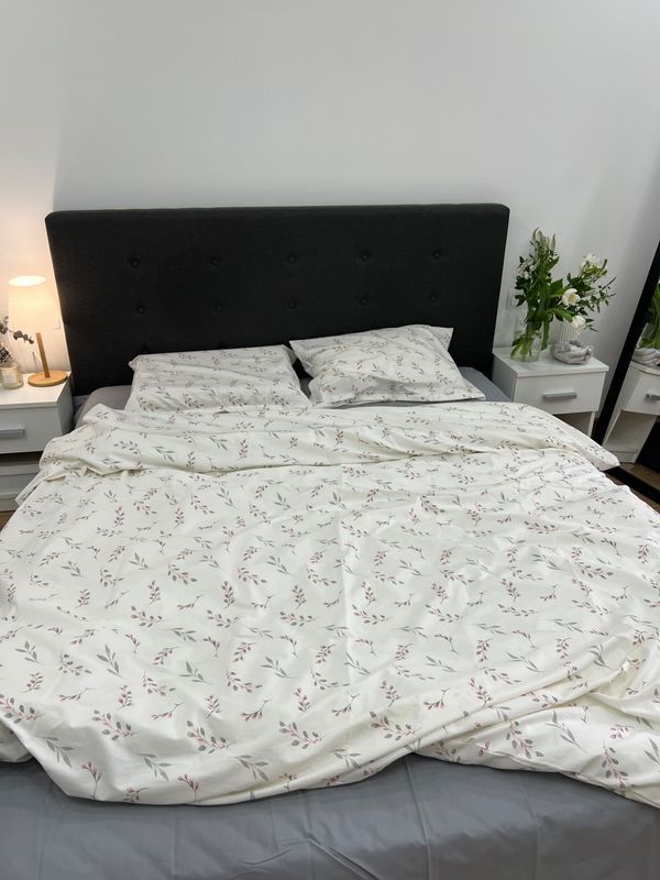 Постельное белье Bedclozzzes ранфорс ивовые веточки №6664 двуспальный