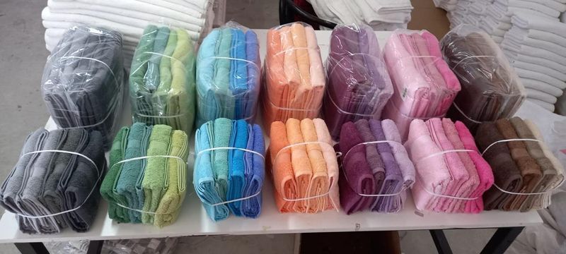 Полотенца махровые Lorine 4 шт Hasir Pembe 50x90 см