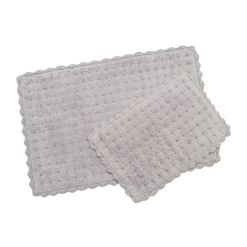Набір килимків для ванної Irya Garnet сірий 55x85 см