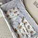 Комплект постільної білизни Маленька Соня Baby Mix Тедді сірий для новонароджених