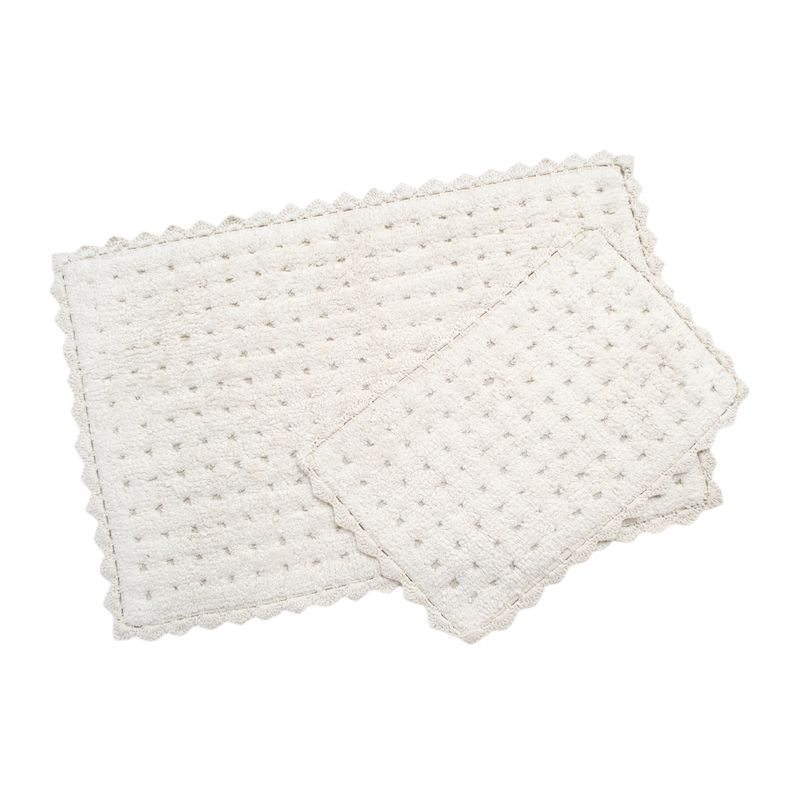 Набір килимків для ванної Irya Garnet кремовий 55x85 см