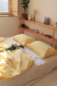 Постільна білизна Bedclozzzes ранфорс Лимонний тарт (№20+№2) євро