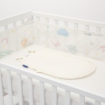 Дитяча зимова постіль Sonto Sleepset - Ванільне молоко - 63см&ndash;0-3 місяці з прямими кутами 60x120 см
