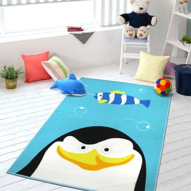 Килим Berni для дитячої кімнати Пінгвін, 100x130