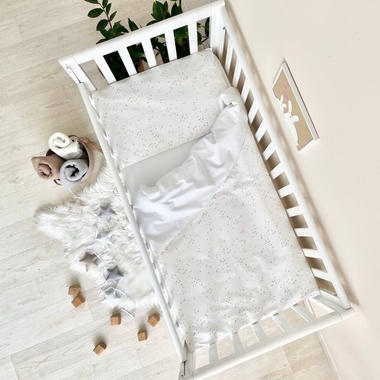 Комплект постельного белья Маленькая Соня Baby Mix Кляксы для новорожденных