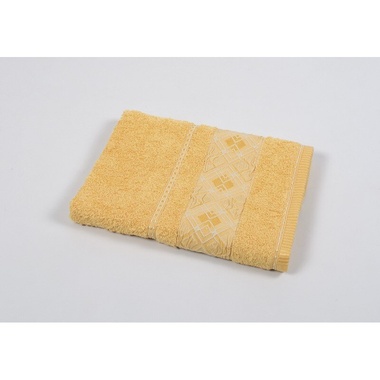 Рушник махровий Binnur Vip Cotton 07 жовтий, 50x90