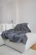 Хлопковое покрывало Bedclozzzes &laquo;греческая вафля&raquo; графитовое 180x220 см