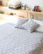Хлопковое покрывало Bedclozzzes &laquo;малый ромб&raquo; светло-серое 200x220 см