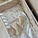 Комплект постельного белья Маленькая Соня Baby Dream New &laquo;Машинки&raquo; голубые для новорожденного