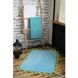 Килимок для ванної Irya Joy блакитний 70x110 см