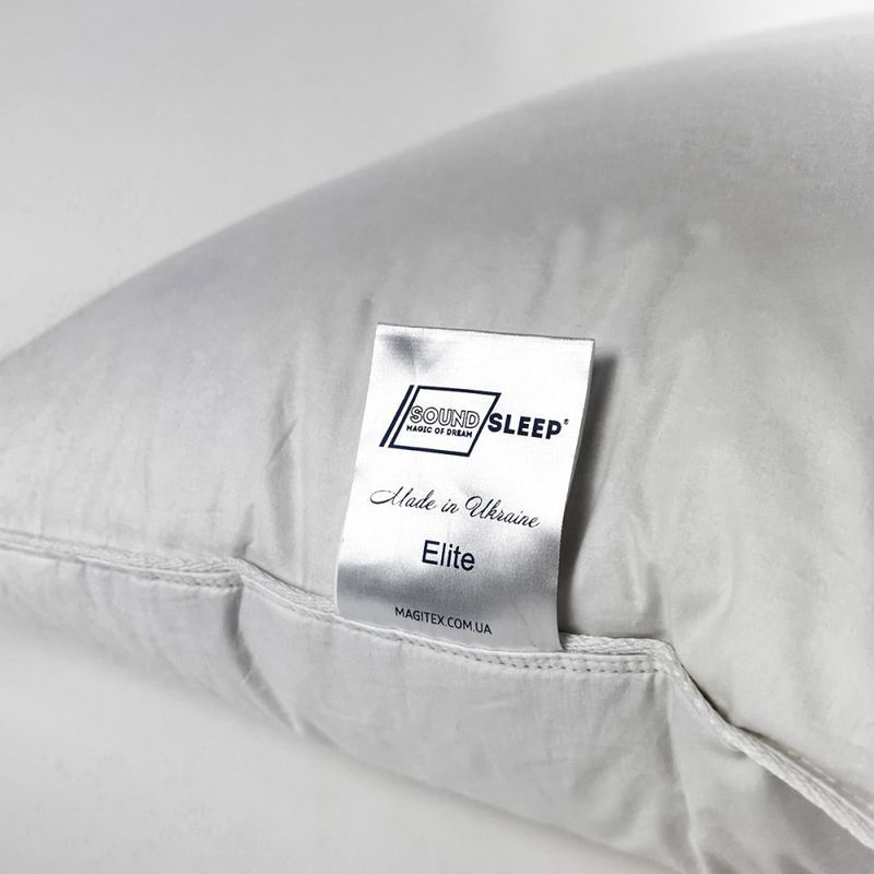 Подушка пуховая трехкамерная SoundSleep Elite белый пух