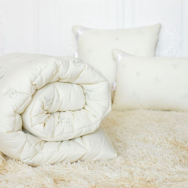 Ковдра Wool Premium IDEIA вовняна зимова 155x210 см
