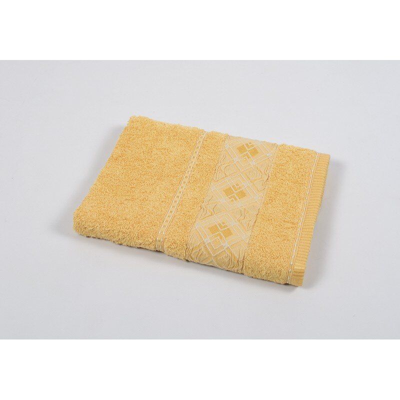 Рушник махровий Binnur Vip Cotton 07 жовтий 70x140 см