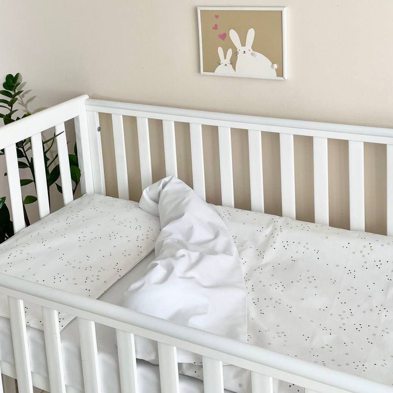 Комплект постельного белья Маленькая Соня Baby Mix Кляксы для новорожденных