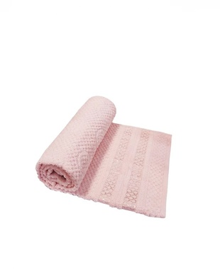 Полотенце HomeBrand Phillipus чешуйки светло-розовый 70x140 см