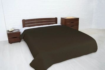 Покривало ТЕП Vintage коричневе з наволочками 220x240 см