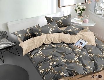 Постільна білизна TAG сатин з компаньйоном S468 двоспальна