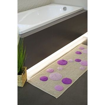 Килимок для ванної Irya Buben бузковий 50x150 см