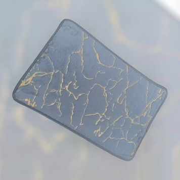 Килимок для ванної кімнати Yavshoke Мармур 12705 блакитний 40x60 см
