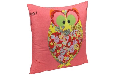 Подушка декоративная Руно Owl Red, 50x50