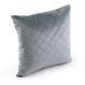 Подушка Руно декоративная двухсторонняя &ldquo;Velour&rdquo; Dark grey ромб 40x40 см