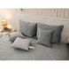 Подушка Руно декоративная двухсторонняя &ldquo;Velour&rdquo; Dark grey ромб 40x40 см