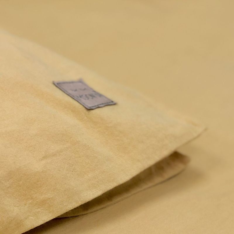 Комплект постельного белья Маленькая Соня вареный хлопок горчица подростковый