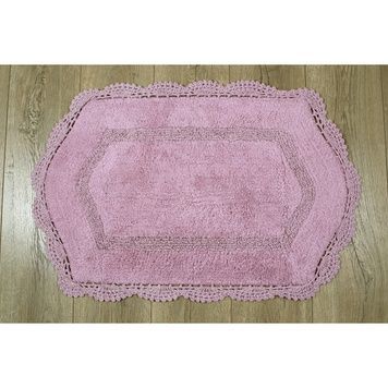 Килимок для ванної Irya Sestina бузковий 60x120 см