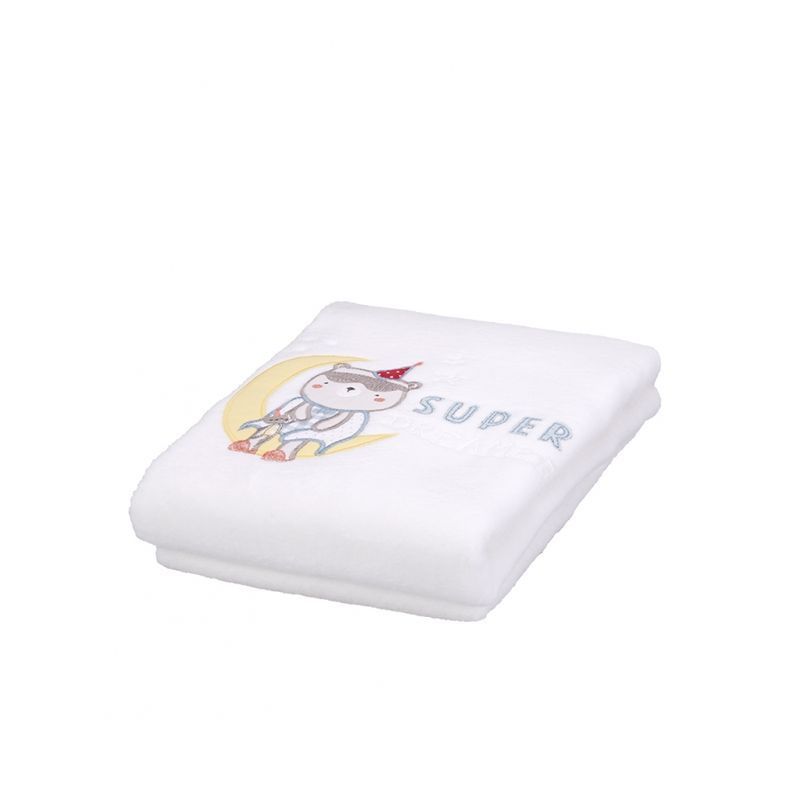 Дитячий плед в ліжечко Karaca Home - Dreamer Beyaz 2018-2 100х120 см